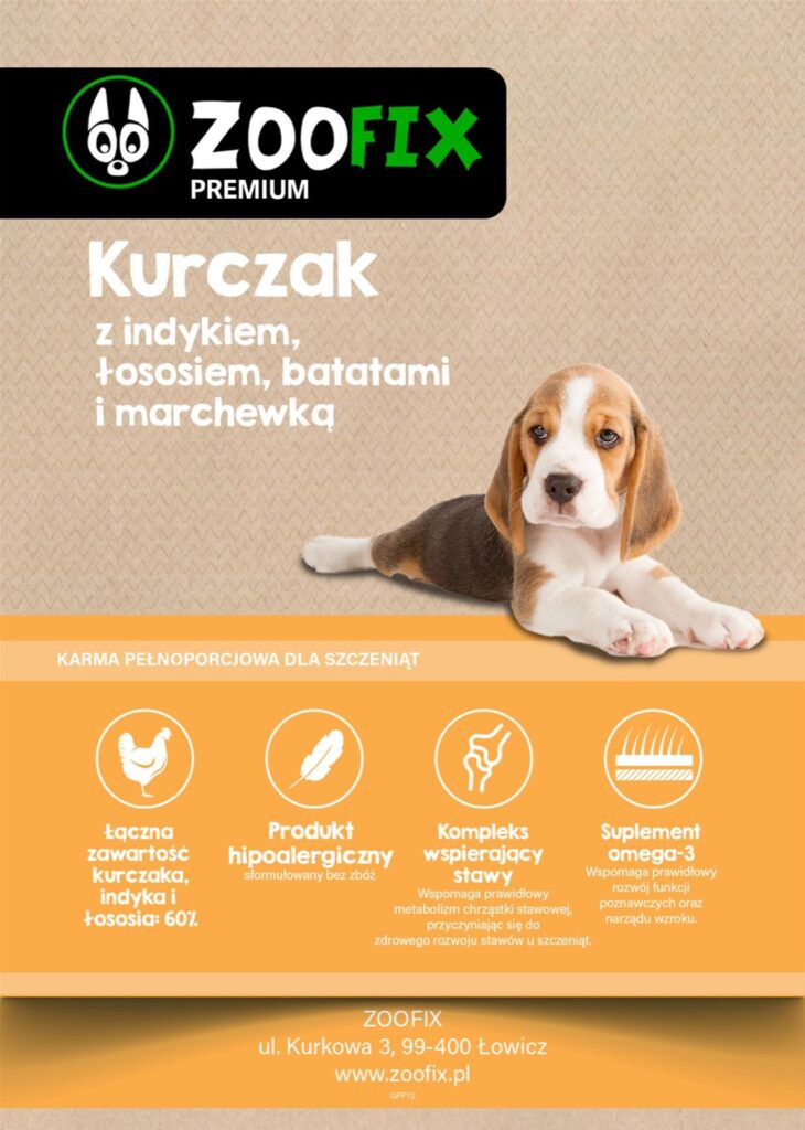 Szczenię · kurczak