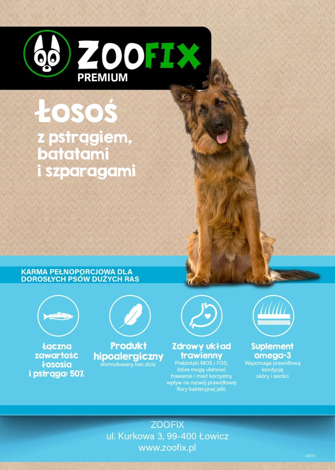 Łosoś · duża rasa
