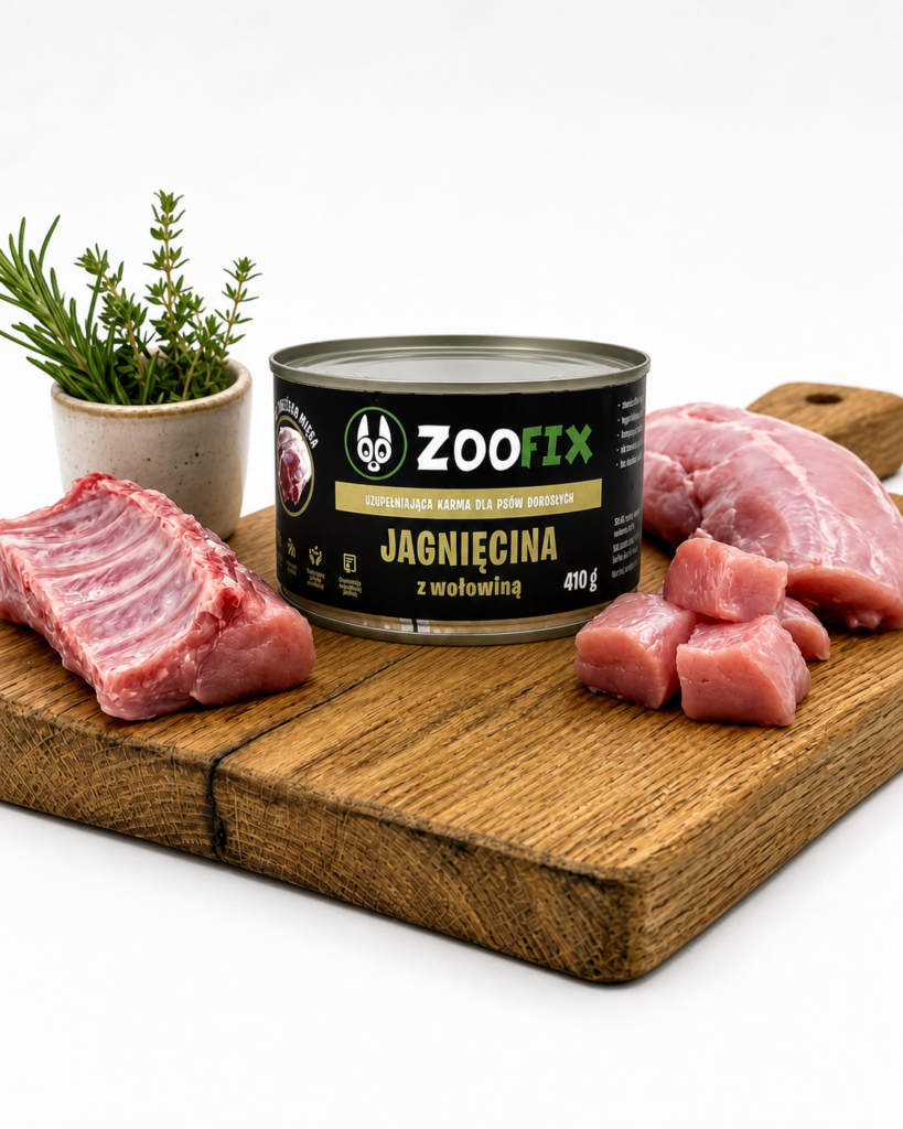 Jagnięcina z wołowiną — 410 g