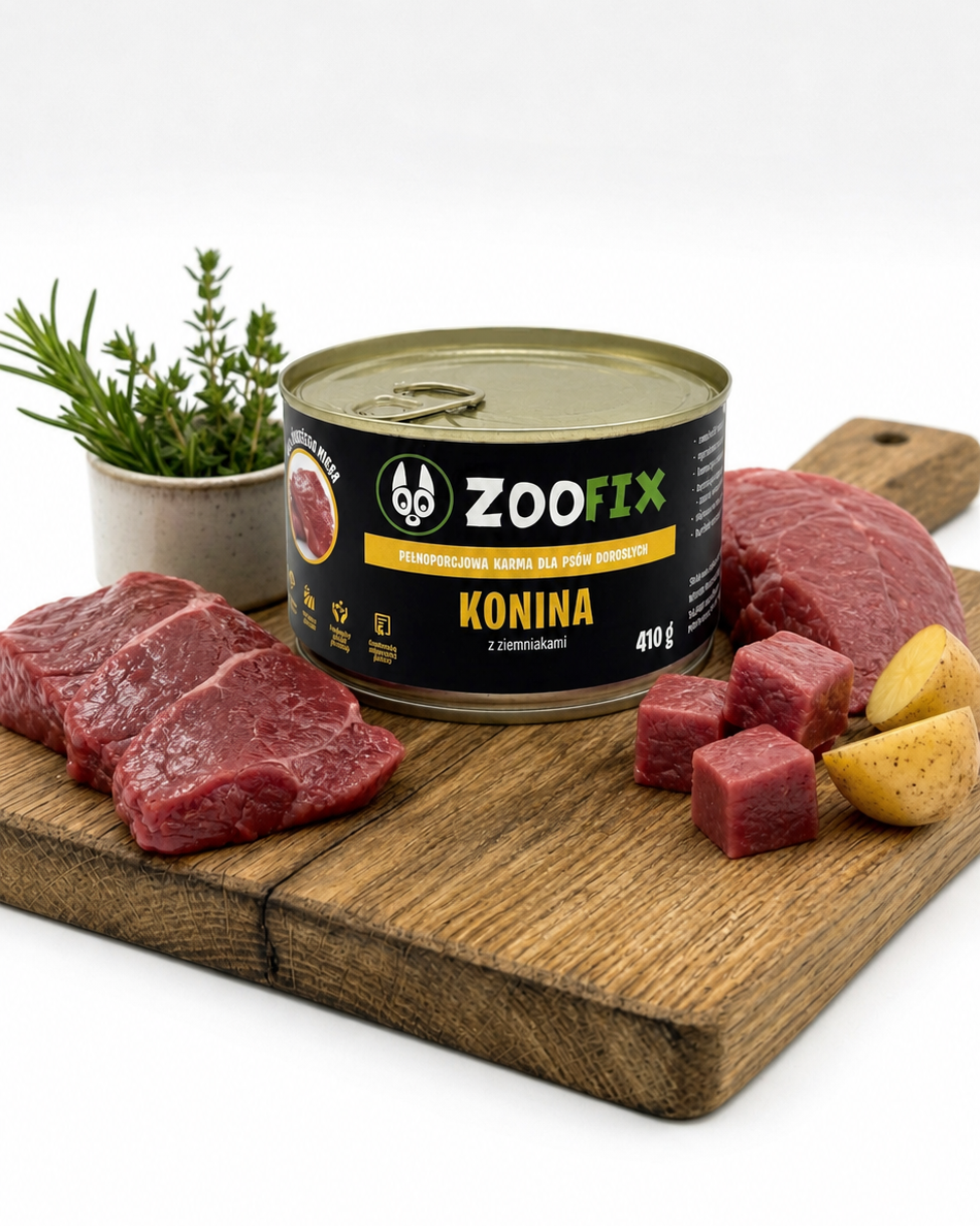 Konina z ziemniakami
